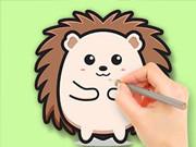 play Coloring Book: Cute Hedgehog