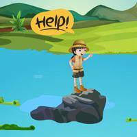 Wow-Little Boy Pond Escape game