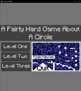 A Fairly Hard Game About A Circle game