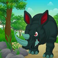 play Hog-Injured Rhinoceros Escape