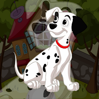G2J Gorgeous Dalmatian Dog House Rescue game