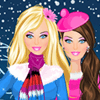 play Barbie Winter