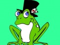 play Color The Frog With The Hat