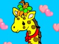 play Coloring Picture Giraffe