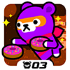 play Donut Ninja - Tappi Bear