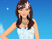 play Ice Flower Princess Dress Up