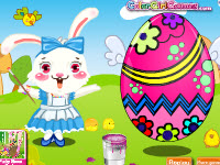 play Easter Bunny Coloring