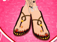 play Flower Pedicure Deco