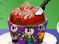 play Halloween Cup Cake Decoration