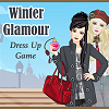 play Winter Glamour Mega Dress Up