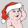 play Baby Christmas Coloring Page