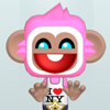 play Pink Monkey Dress Up