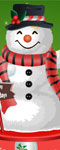 play Christmas Snowman Cake