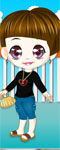 play Rainbow Girl Dressup