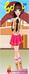 play Trendy School Style Dress Up