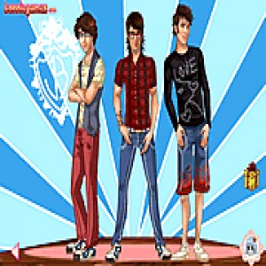 play Jonas Bros. Dress Up