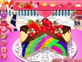 play Rainbow Clown Cake