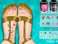 play Beach Sandal Manicure