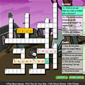 play Creepy Crossword