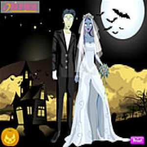 play Halloween Couple Dressup