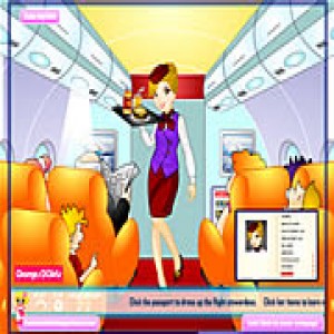 play Cute Stewardess