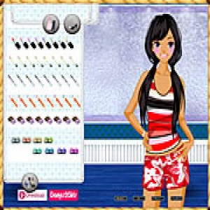 Beach Girl Dressup