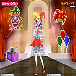 play Billy Clown Girl Dressup