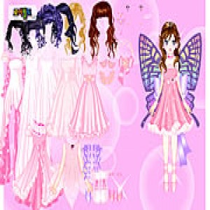 play Pink Butterfly Dress Up