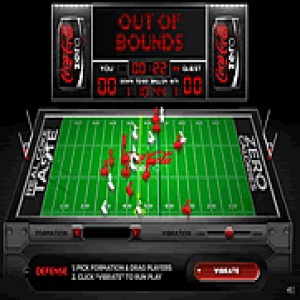 play Coke Zero Retro Electro Football