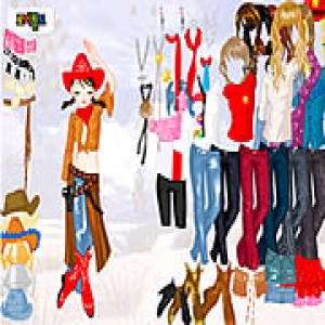 play Cowgirl Dress Up