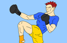 play Muay Thai Coloring
