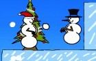play Snowman Snowball Fighting