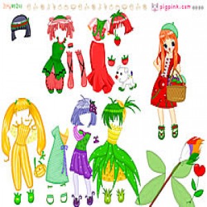 play Fruit Doll Dressup