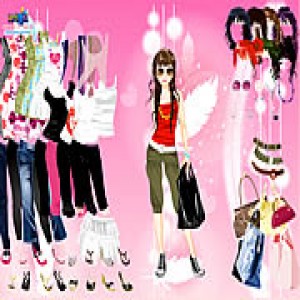 play Pink Feather Dress Up