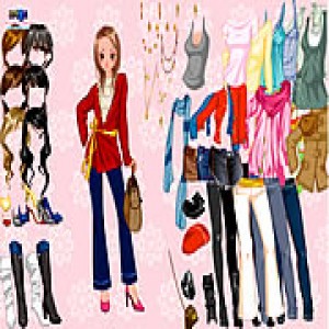 play Pink Flower Dress Up