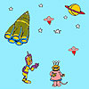 play Sky Cowboys Coloring