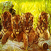 play Four Mischievous Slide Puzzle