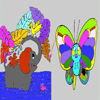 play Butterfly - Elephant Coloring