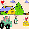 play The Farmer And The Tractor Coloring