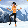 play Paraglide Girl Dress Up