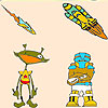 play Sweet Aliens Coloring