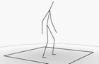 play 3-D Bipedal Balancing Sim