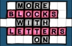 play More Blocks W/ Letters On