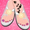 play Flower Pedicure Decoration