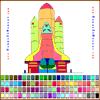 play Space Shuttle Coloring