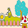 play Gardener Girl Coloring