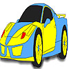 play Fast Yellow Car Coloring