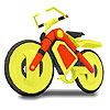 play Yellow Bicycle Coloring