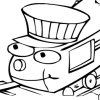 Train Coloring Book 2