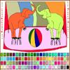 play Circus Coloring